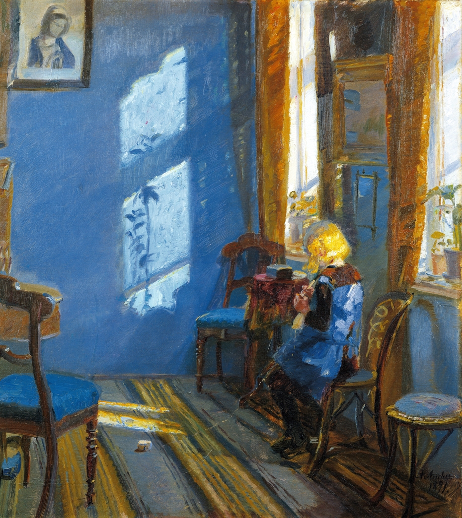 Sunlight in the Blue Room