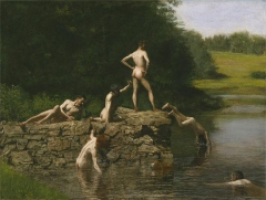 Swimming by Thomas Eakins