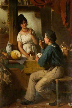 The Bargain by Berthold Woltze
