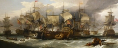 The Battle of Cape St Vincent, 14 February 1797 by William Allan
