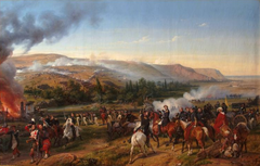 The battle of the Alma in 1854