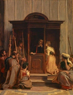 The Confessional by David Wilkie