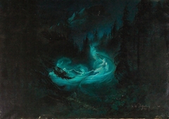 The Fairy Dance by Karl Wilhelm Diefenbach