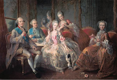 The family of the Duke of Penthièvre called la tasse de chocolat
