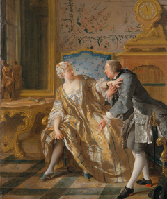The Garter by Jean François de Troy