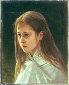The Girl's Head by Ivan Kramskoi