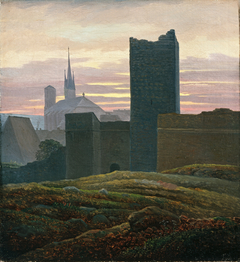 The Imperial Castle, Eger by Carl Gustav Carus