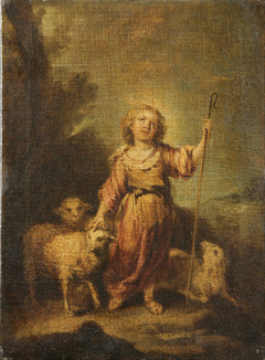 The Infant Christ as the Good Shepherd by Anonymous