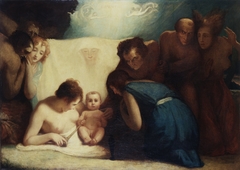 The infant Shakespeare attended by Nature and the Passions