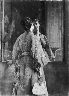 The Japanese Robe by Alfred Stevens