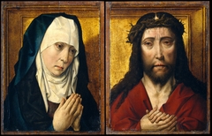 The Mourning Virgin; The Man of Sorrows by Anonymous