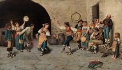 The peasant dance by Pasquale Celommi