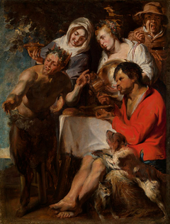 The Satyr and the Peasant by Jacob Jordaens