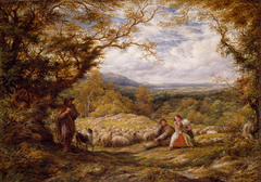 The Sheep Drive by John Linnell