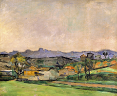 The Star Ridge with the King's Peak by Paul Cézanne