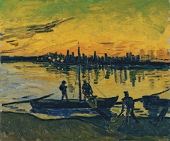 The Stevedores in Arles by Vincent van Gogh