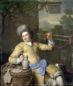 The Trumpetter by Willem van Mieris