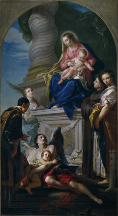 The Virgin and Child with Saints by Giambettino Cignaroli