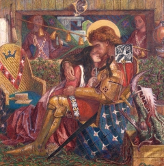 The Wedding of St George and Princess Sabra by Dante Gabriel Rossetti