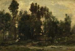 The wood by Charles-François Daubigny