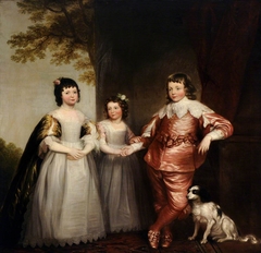 The Woolaston White Children (inspired by Van Dyck) by after George Romney