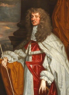 Thomas Clifford, 1st Baron Clifford of Chudleigh KG (1630-1673) in Garter Robes by Peter Lely