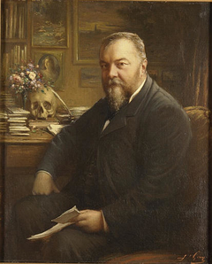 Un Homme de lettres dans son cabinet de travail. Portrait de  M. Henri Second by Jacques Gay