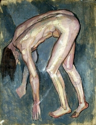 Bowing Nude
