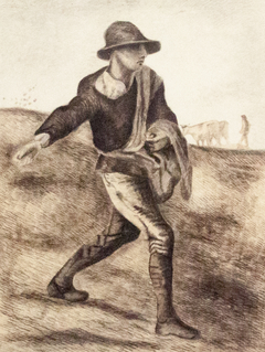 Sower (after Millet, 1881)
