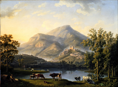 Veduta d’Itri (Landscape with a View of Itri) by Jacob Philipp Hackert