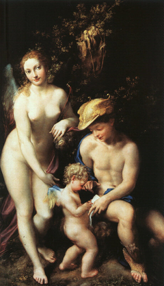 Venus with Mercury and Cupid ('The School of Love') by Antonio da Correggio