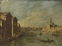 View between the Giudecca and San Giorgio Maggiore by Francesco Guardi