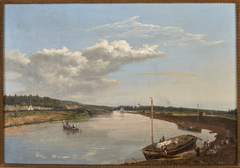 View of Pożajście on the Niemen River