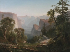 View of the Yosemite Valley, in California by Thomas Hill