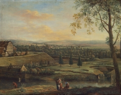View of Unterneustadt, Kassel by Christian Georg Schütz