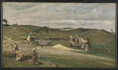 Wall, Côtes-du-Nord, Brittany by Jean-Baptiste-Camille Corot