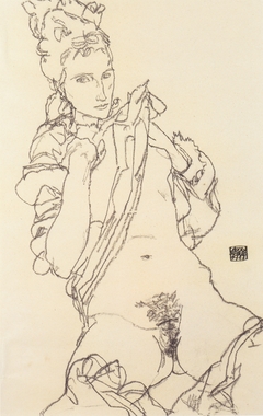 Weiblicher Akt (1917) by Egon Schiele