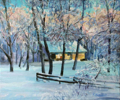 Winter Idyll (1) by Rudolf Rabatin