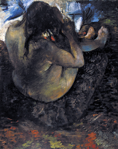 Woman Brushing Her Hair by Edgar Degas