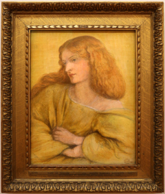 Woman in Yellow by Dante Gabriel Rossetti