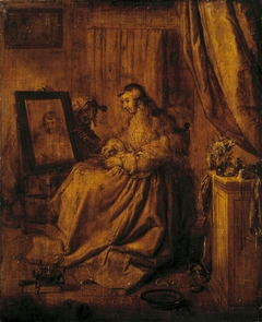 Young Woman in front of a Mirror (Allegory of the Vanity)
