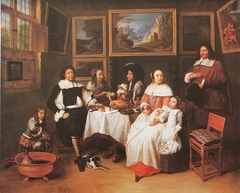 A Flemish family by Gillis van Tilborgh