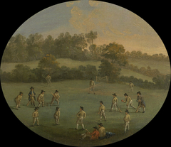 A Game of Cricket (The Royal Academy Club in Marylebone Fields, now Regent's Park)