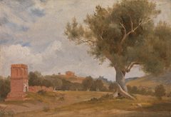 A View at Girgenti in Sicily with the Temple of Concord and Juno by Charles Lock Eastlake