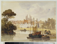 A View Of Abbeville by Thomas Shotter Boys