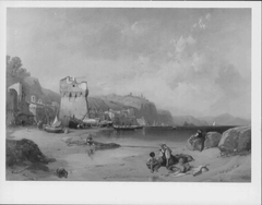 A View of Vietri in the Gulf of Salerno by Clarkson Frederick Stanfield