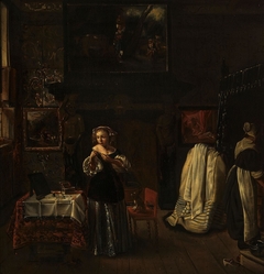 A Young Woman at her Toilet by anonymous painter