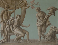 Achilles receiving new Armour from his Mother, Thetis, which Hephaestus (Vulcan) had made at her Entreaty by Anonymous