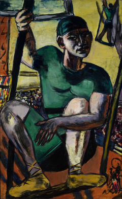 Acrobat on the Trapeze by Max Beckmann
