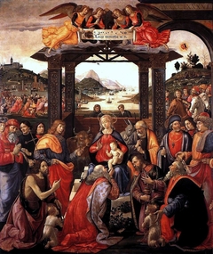 Adoration of the Magi by Domenico Ghirlandaio
